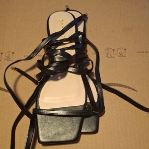 Black Strappy Sandals